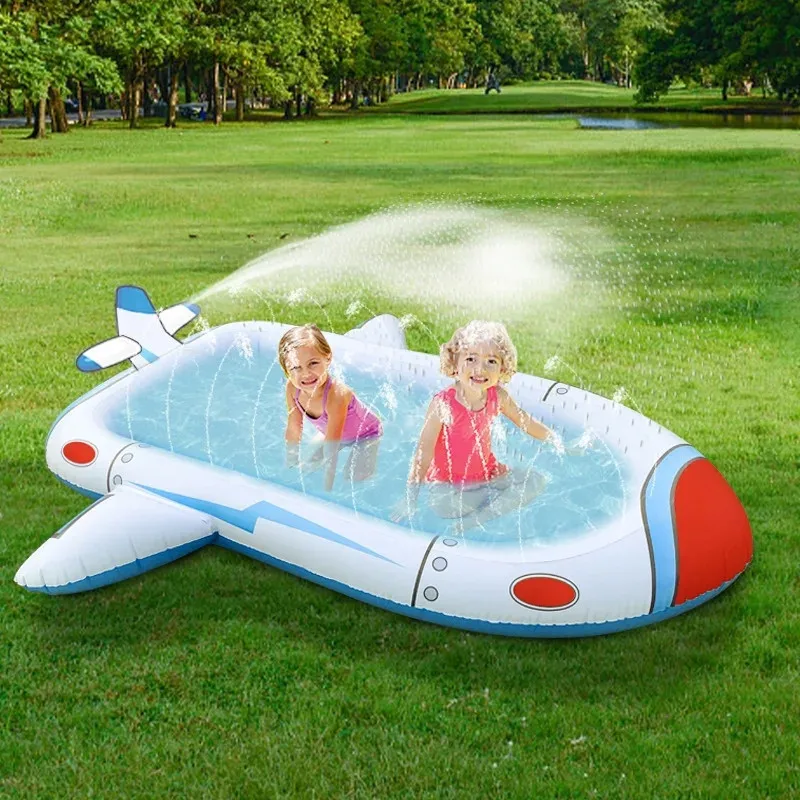 Outdoor Fountain Fountain Toys Sprinkler Splash Water Toys Family Interactive Dogs Inflatable Toys Swimming Pool Water Spray Pad