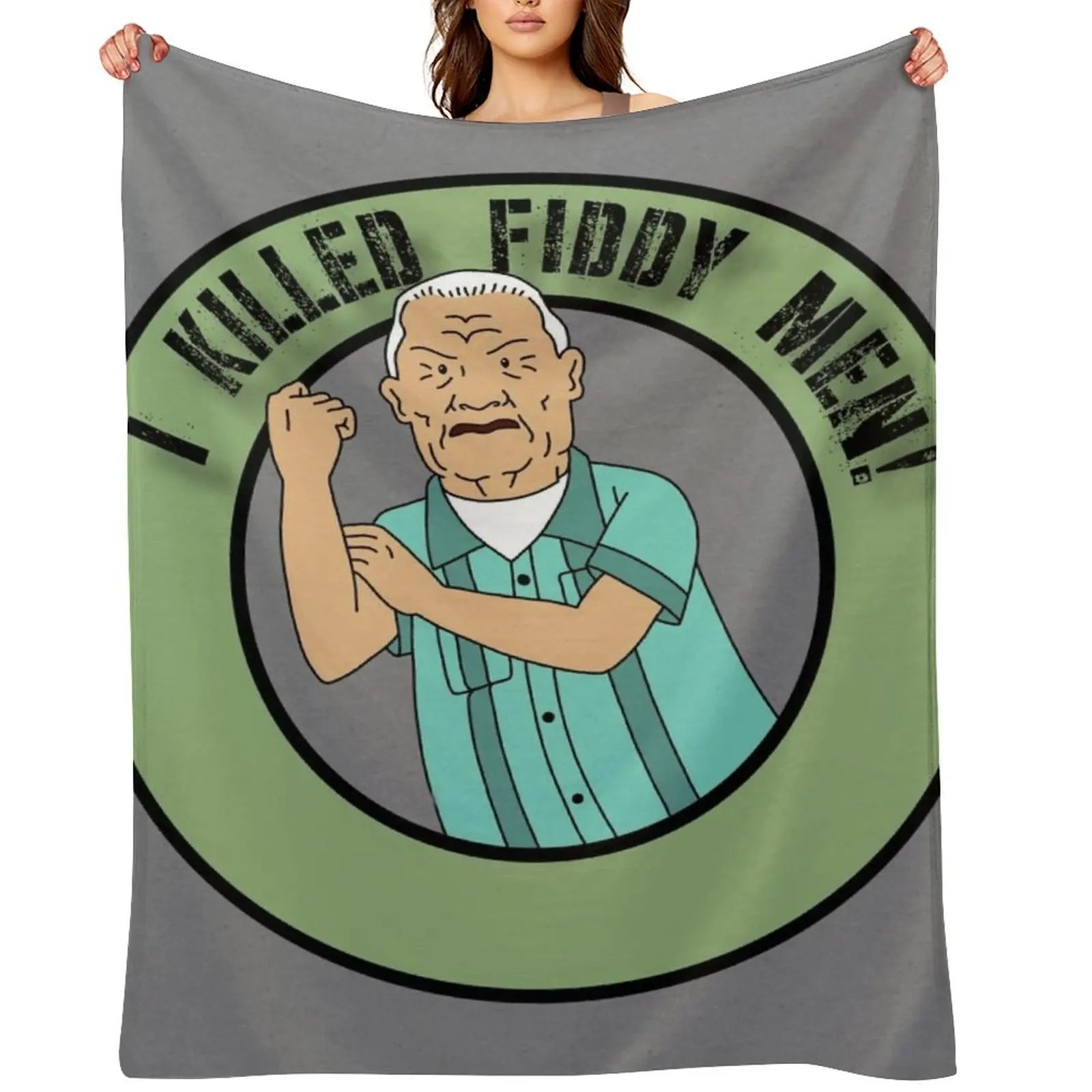 

Cotton Hill Battle Cry Throw Blanket For Baby bed plaid Bed covers Hairy Blankets