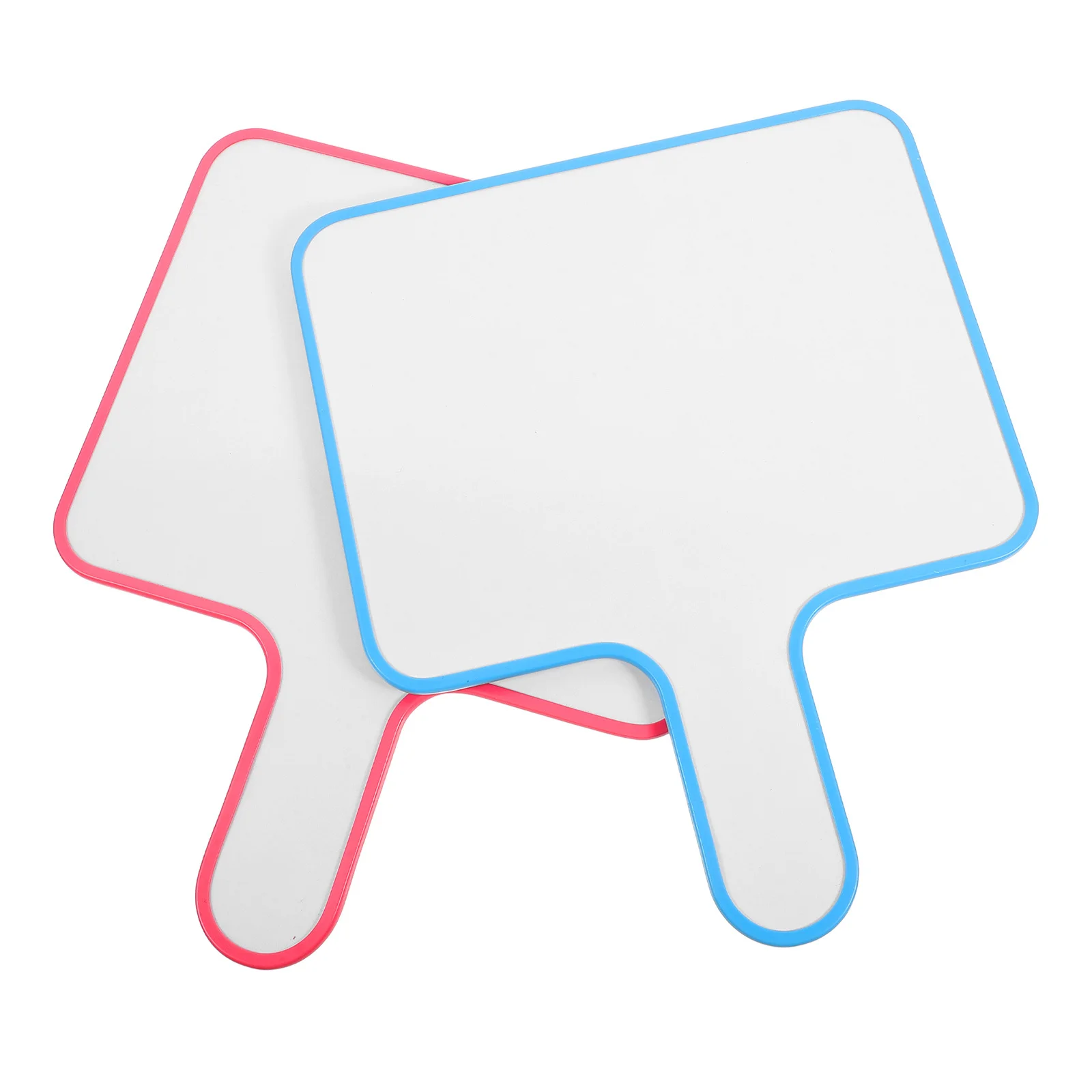 2 قطعة السبورة البيضاء الفارغة المحمولة الصغيرة الجافة محو المجلس للطلاب والمعلمين مزدوجة الوجهين قابل للمسح مجداف النتائج #6