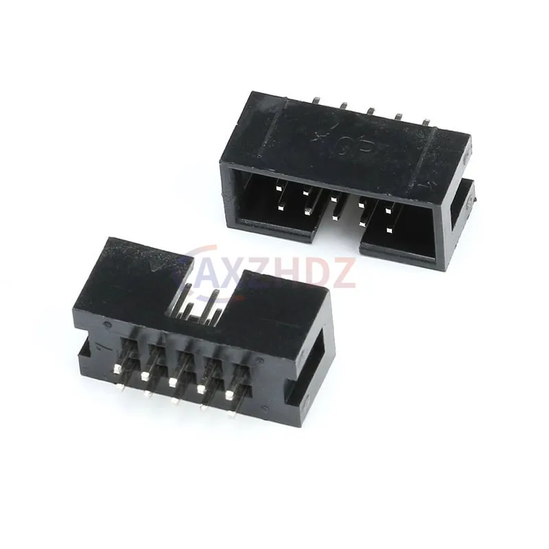 10PCS DC3 6P - 50Pin 2.54mm ISP Male Female Straight / Curved Needle 8P 10P 14P 16P 20P 26P 30P 34P 40P Socket Header Connector