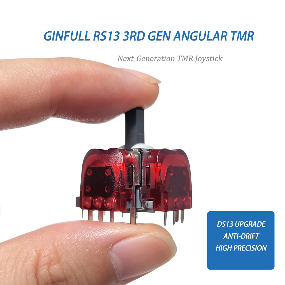 GINFULL RS13, trzecia generacja, kątowy joystick TMR, zapobiegający drastycznym przesunięciom, wysokiej precyzji, analogowy, do naprawy kontrolerów PS4, PS5, PS5 Edge i XBOX. — zdjęcie produktu 4