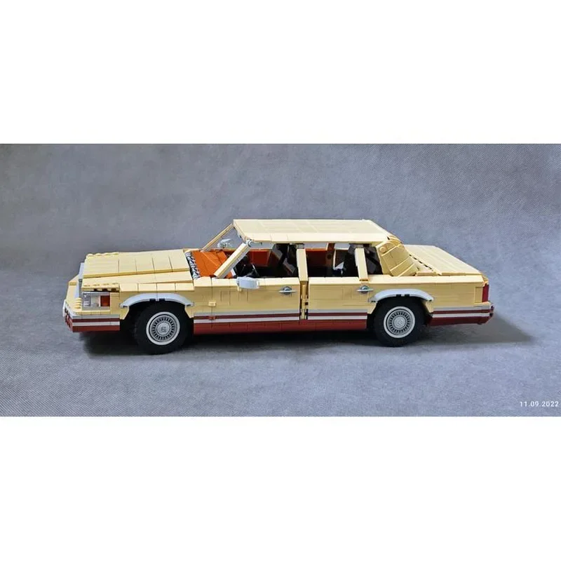 

MOC-123044 новый городской автомобиль, спортивный автомобиль, модель строительного блока 1607, деталиMOC, креативный детский строительный блок на день рождения для мальчиков, игрушка в подарок