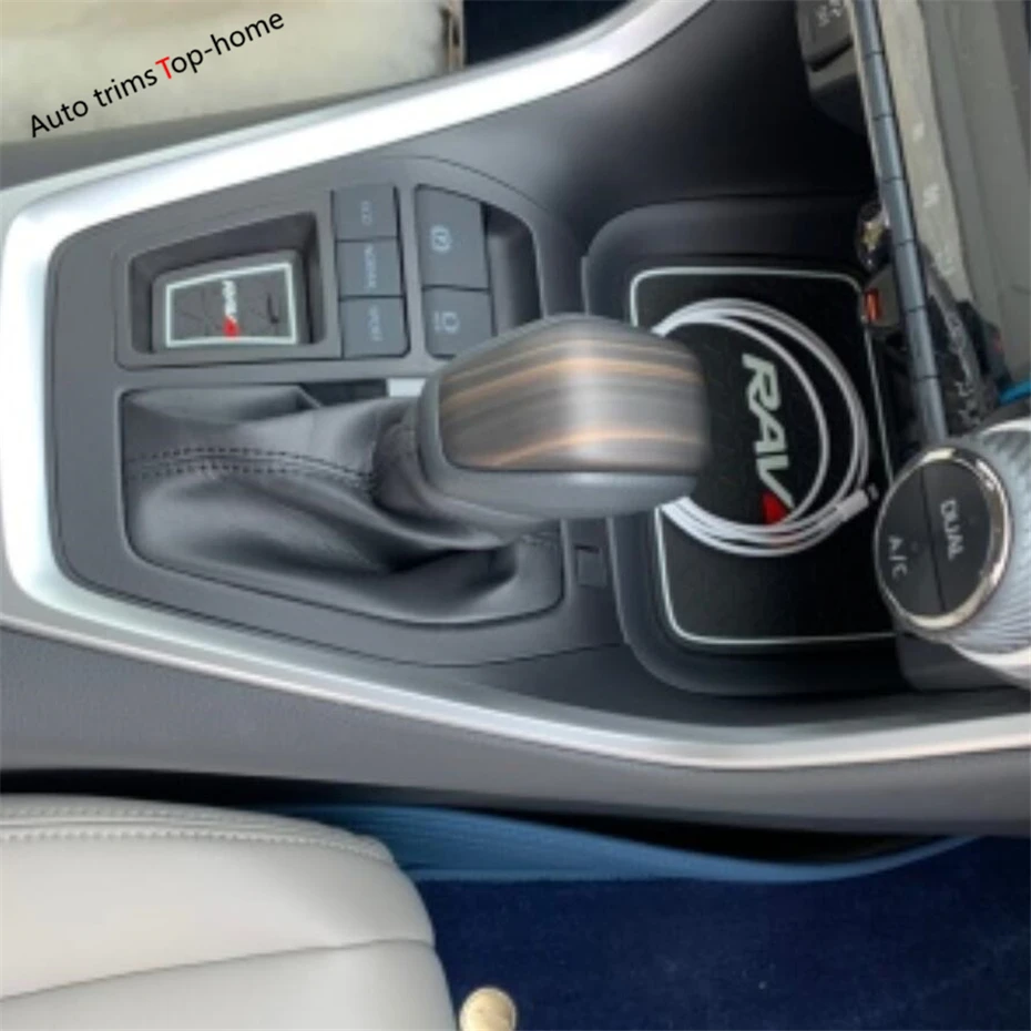 

Gear Shift Knob Head Handle Decoration Frame Cover Trim Fit For Toyota Venza / Harrier 2021 - 2024 Interior Accessories