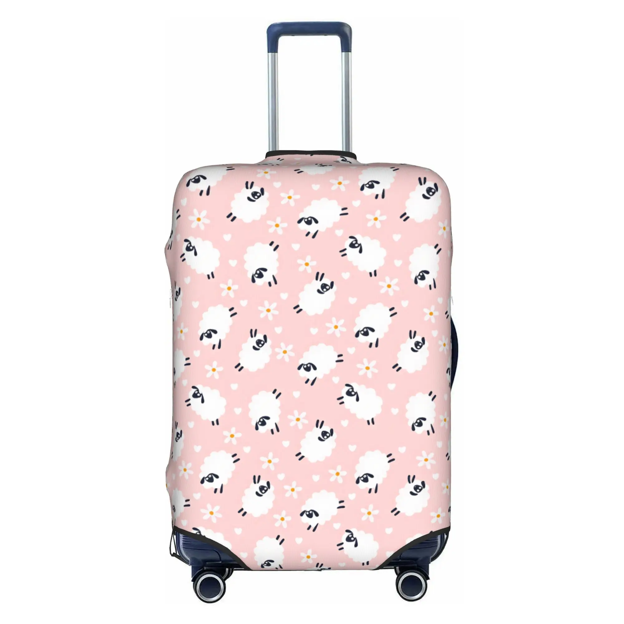Fashion Trend Cute Cartoon Sheep Luggage Cover Fashion Suitcase Protector Covers Suit For 18-32 inch