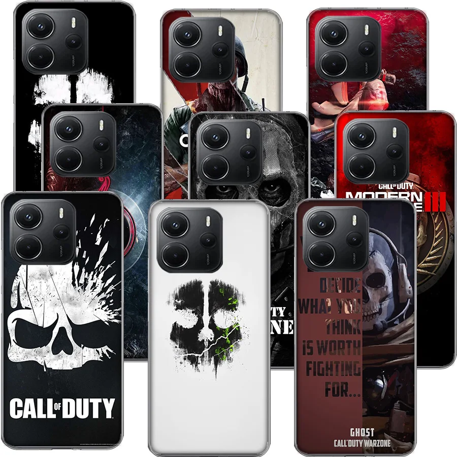 Чехол для телефона C-Call-Of-Duty Game COD для Redmi Note 14S 12S 14 13 Pro Plus 5G 12 11 10 11T 11E Pro 11S 10S Cover TPU Capa Soft She