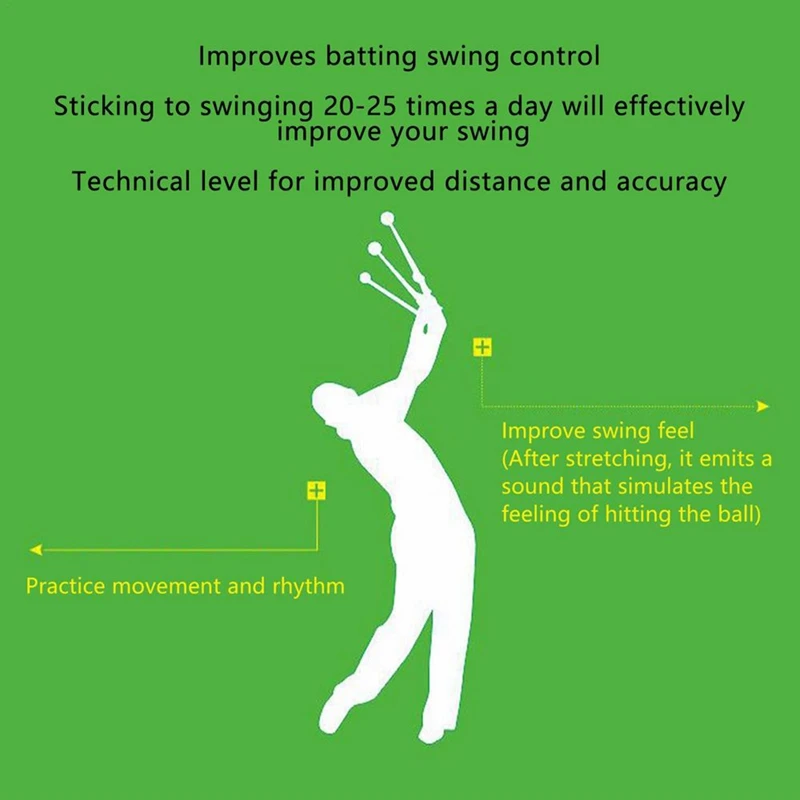 Golf Swing Practice Stick Telescopic Golf Swing Trainer Golf Swing Master Training Aid Golf Practice Posture Corrector