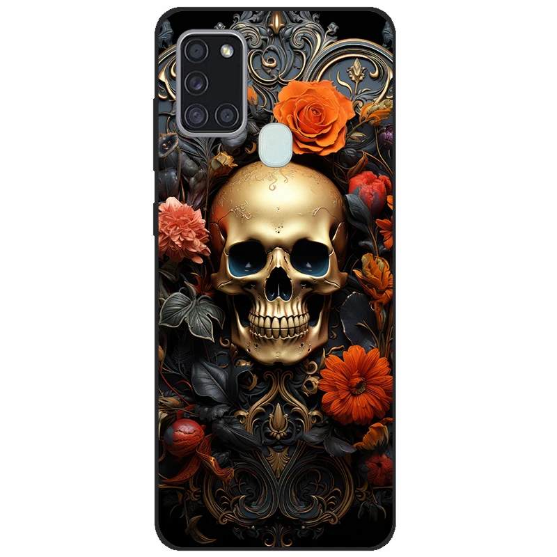 For Samsung A21S Case Phone Cover Silicone Soft TPU Back Cover for Samsung Galaxy A21S Case A 21S A21 S A217F Fundas Bumper