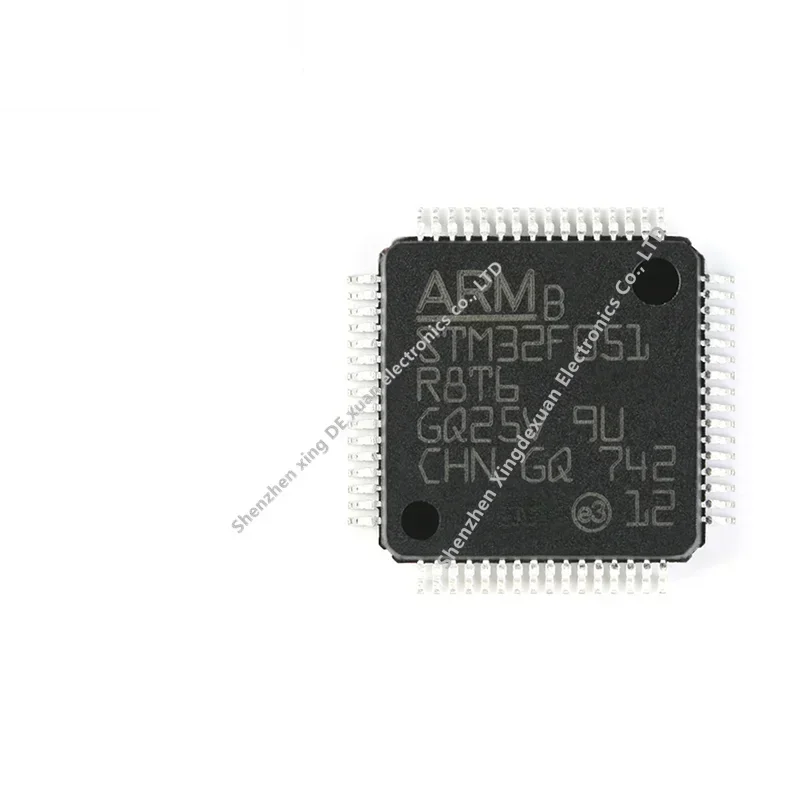 Original genuine STM32F051R8T6 LQFP-64 ARM Cortex-M0 32-bit microcontroller MCU Design of Integrate Circuit