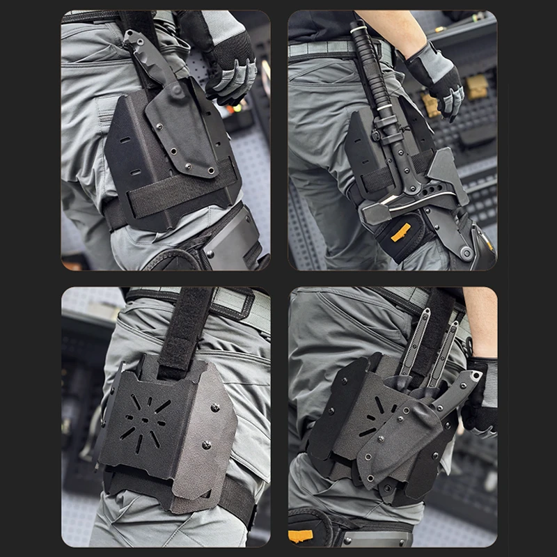 Multi Purpose Thigh Hanging Board Quick-release Tactical Leg Cover Knife K Sheath Fixing Accessories Storage Expansion Board