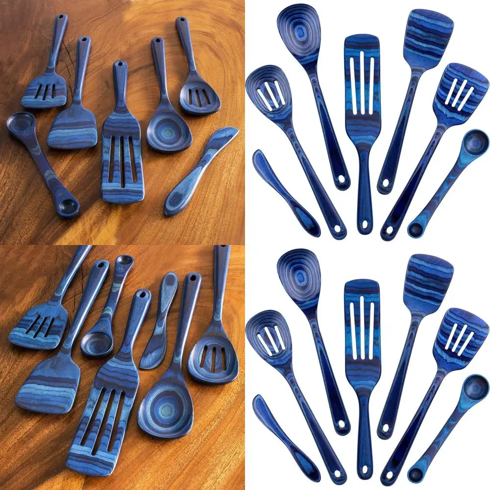 

7-Piece Nonstick-Safe Cooking Utensil Set by Baltique Malta Collection