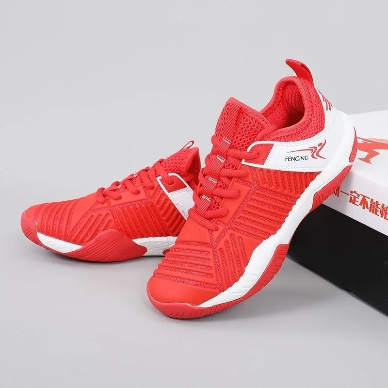 Original Brand Professional Fencing Fitness Shoe Top Quality Indoor Fencing Athletic Shoe Comfortable Anti Slip Fighting Shoe