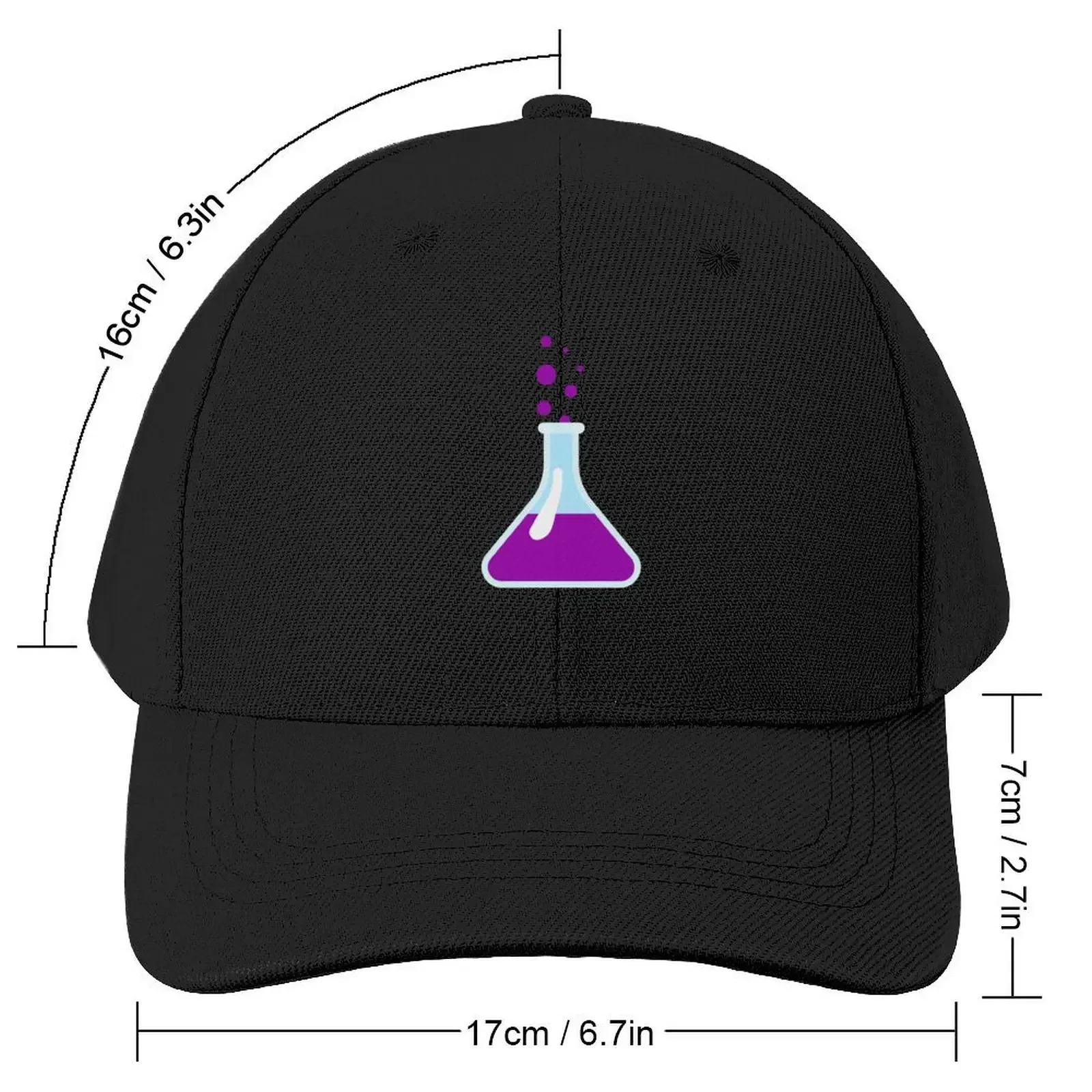 Spectrum test tube - Funny Back to School Baseball Cap Beach Bag Cosplay cute Hat Man For The Sun Women's Beach Men's