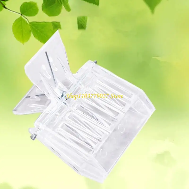 C4DF البلاستيك تربية النحل ملكة المشابك الماسك الماسك مناسبة لصيانة مستعمرة رعاية الأبراج الفعالة لإدارة النحل