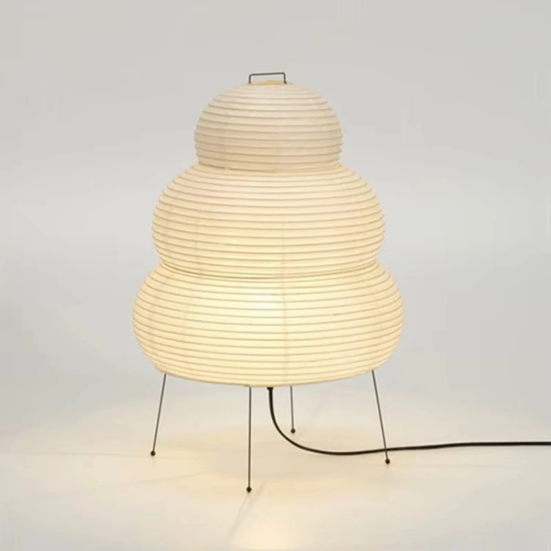 Reading lamp, paper lamp, rice paper decorative desk lamp, bedroom, bedside office, living room