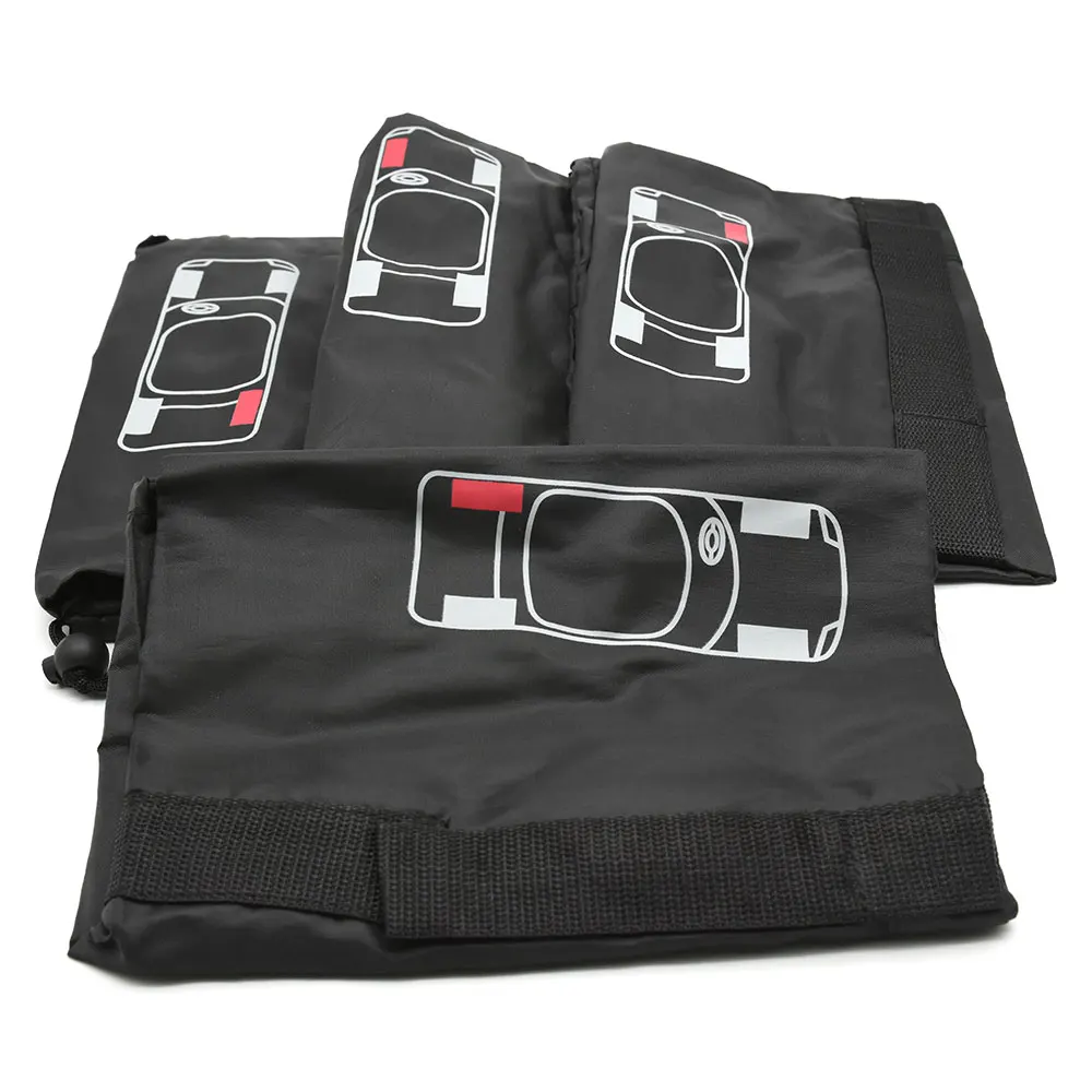 4 Stück/Set Auto-Ersatzreifenabdeckung Staubdichte Schutzhülle Auto-Rad-Reifen-Aufbewahrungstaschen Auto-Styling Fahrzeugreifen-Zubehör – Detail 10