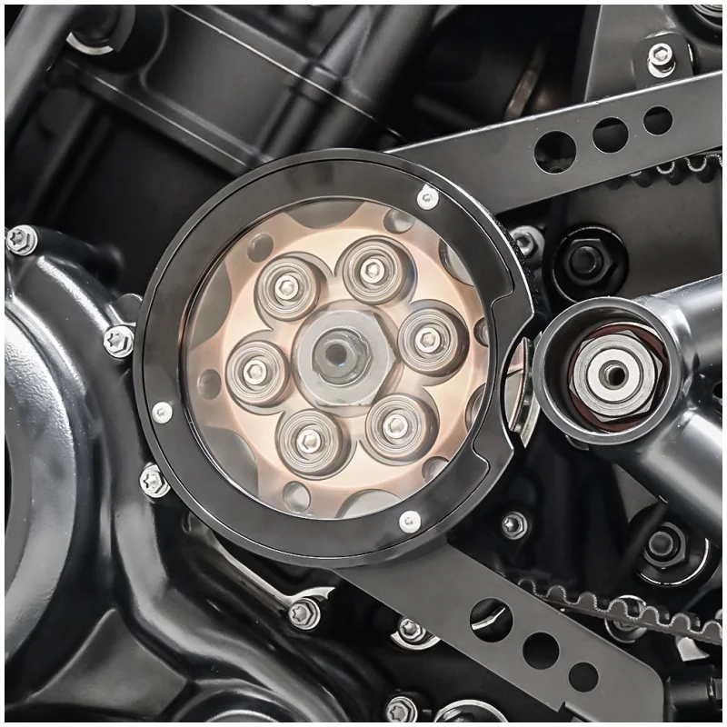 Motorcycle Aluminum Left Engine Protect Case Engine Clutch Side Cover for Harley Sportster S RH1250 RH1250S 2021-2022