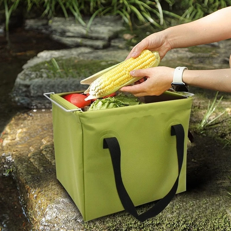 Outdoor Camping Bucket Road Ya Fishing Square Foldable Customization