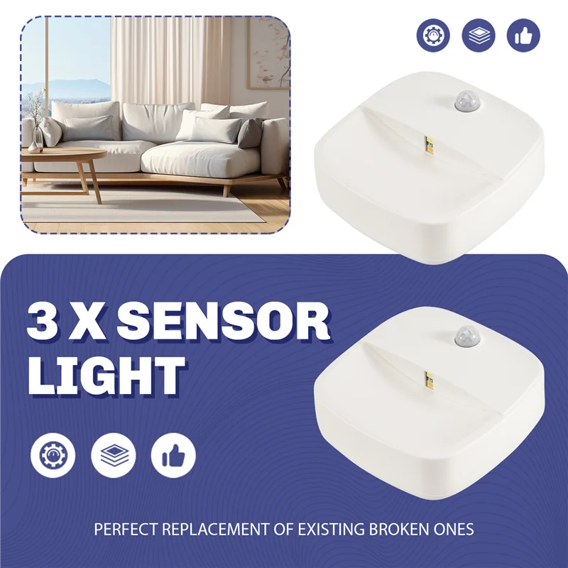 AB09-ไฟกลางคืน LED ที่ใช้แบตเตอรี่ไฟกลางคืนบันไดอัตโนมัติสําหรับห้องโถง,ไฟปฐมนิเทศ