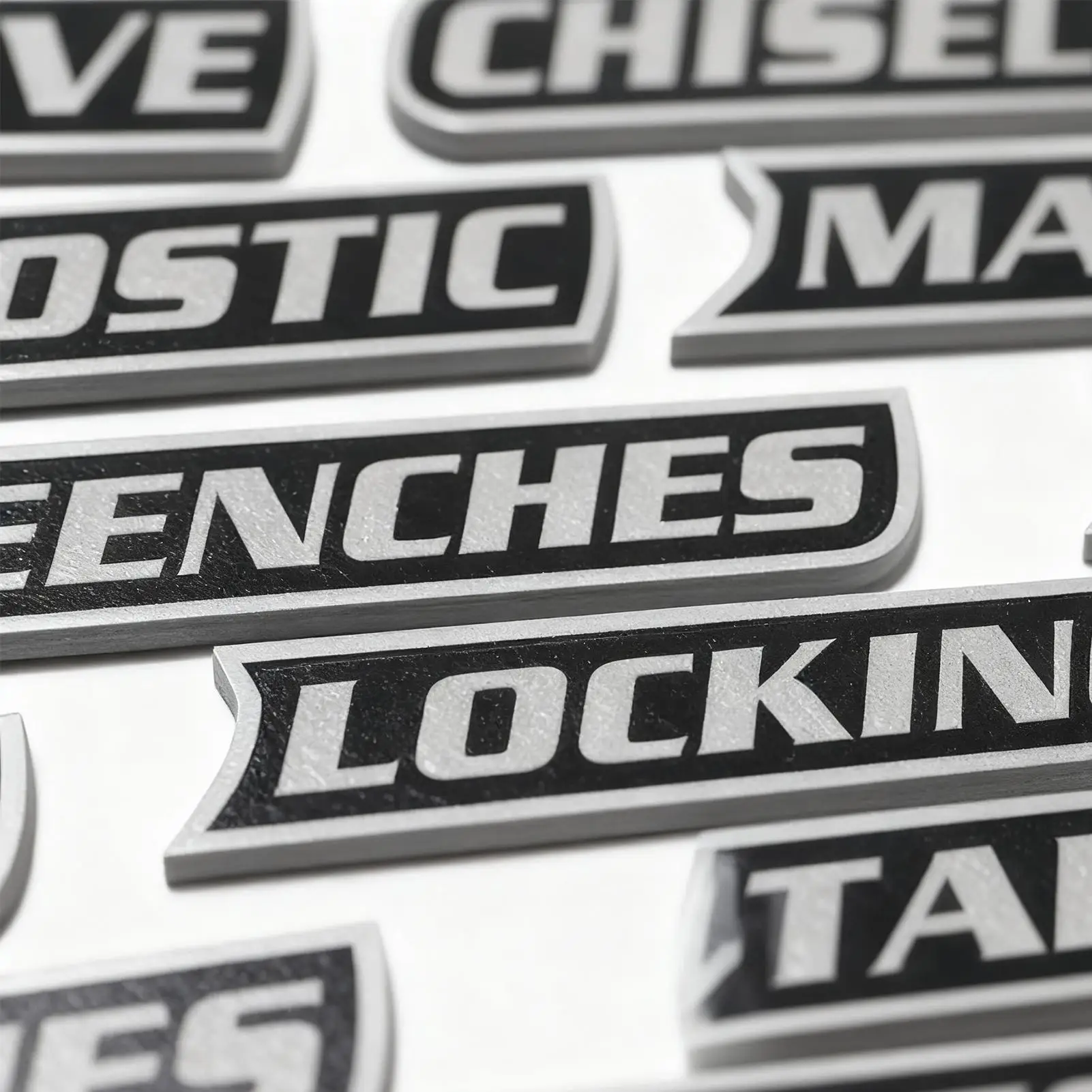 Etiquetas magnéticas para cajas de herramientas, 12 piezas, pegatinas de organización reutilizables impresas en 3D, etiquetas adhesivas para cajas de herramientas para cajones de carros de acero