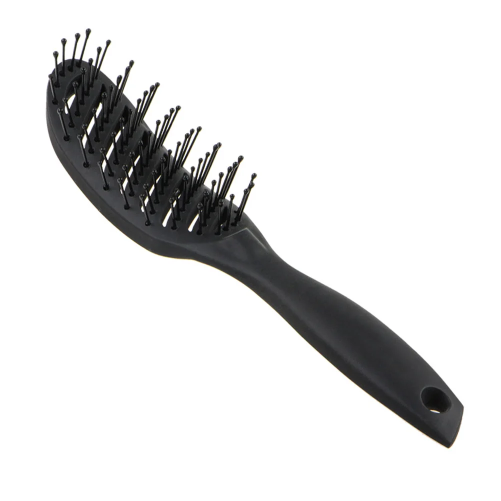 

1pc Massage Hair Women Curved Shaped Plastic Durable Portable Anti Curly Hair Comb Easy Use Home Outdoor Gift