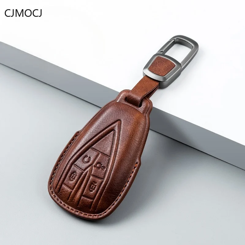 For Changan Eado Plus UNI-T CS75 Plus CS55 Plus Oshan X5 X7 UNI-V Key Case Cover, Leather Car Key Fob Shell,Changan Accessories
