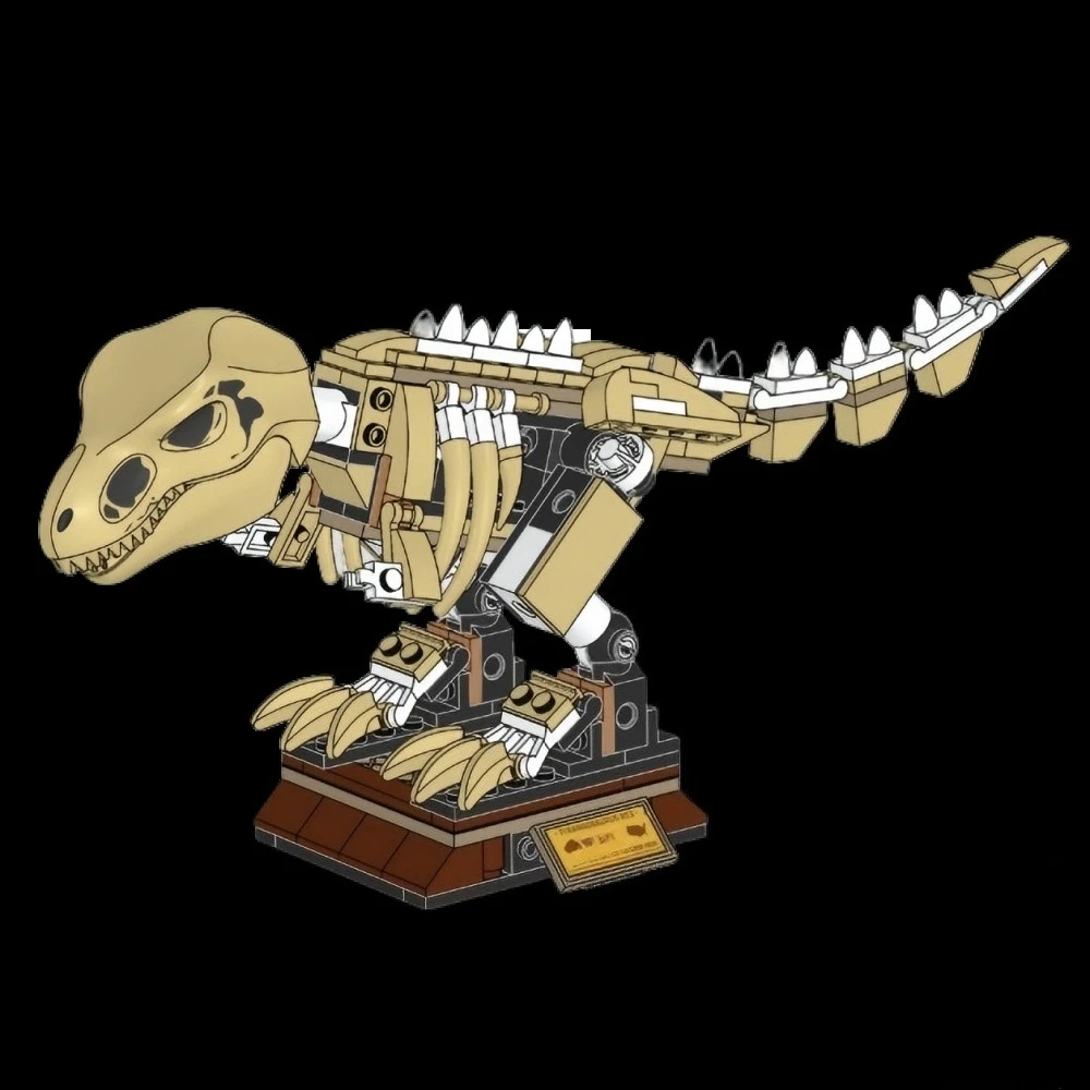 Fun Tyrannosaurus Rex Model 76940 Building Blocks Sets Suitable for Christmas Gifts Compatible with Legoed Particles，198pcs.