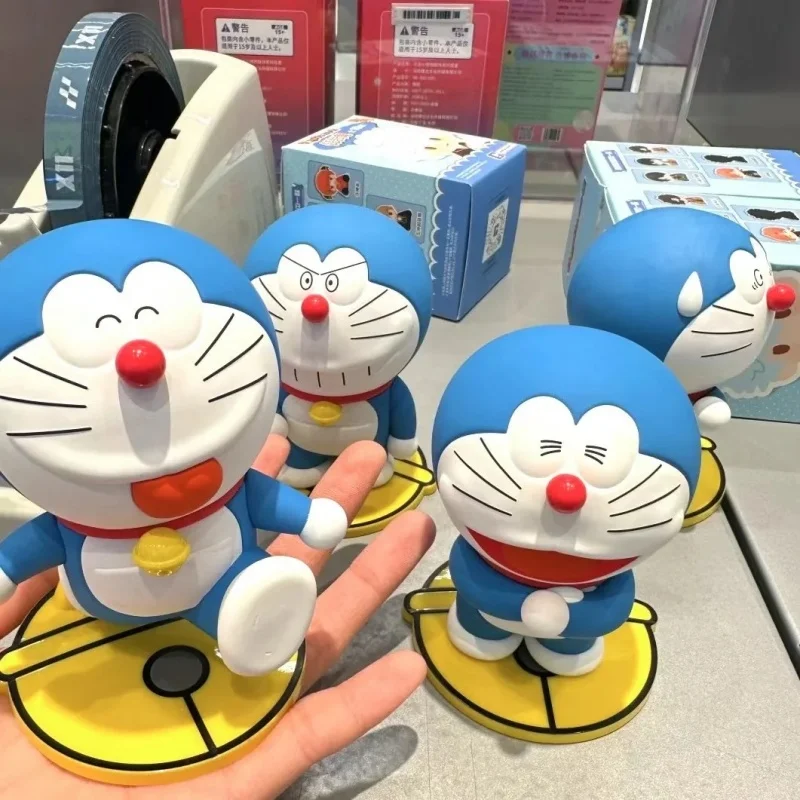 

Genuine 52toys Doraemon Blind Box Emoticons Classic Design Action Figures Toys Doraemon Mystery Box Ornaments Girls Cute Gifts