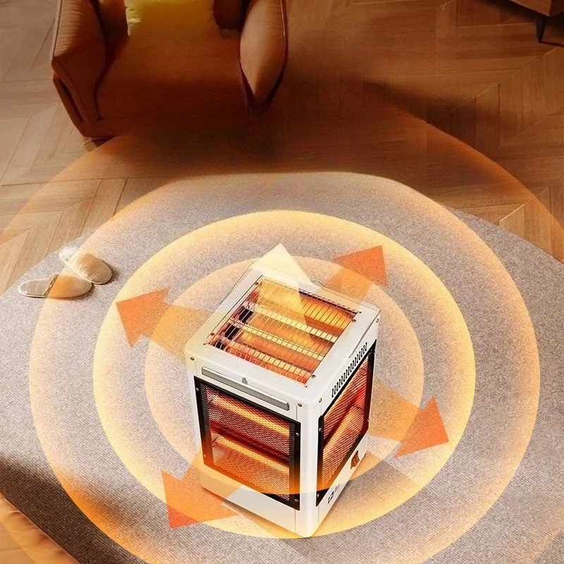 Five-sided heater 2000w household energy-saving king-size electric heater 2.2 meters extended cable winter oven heater