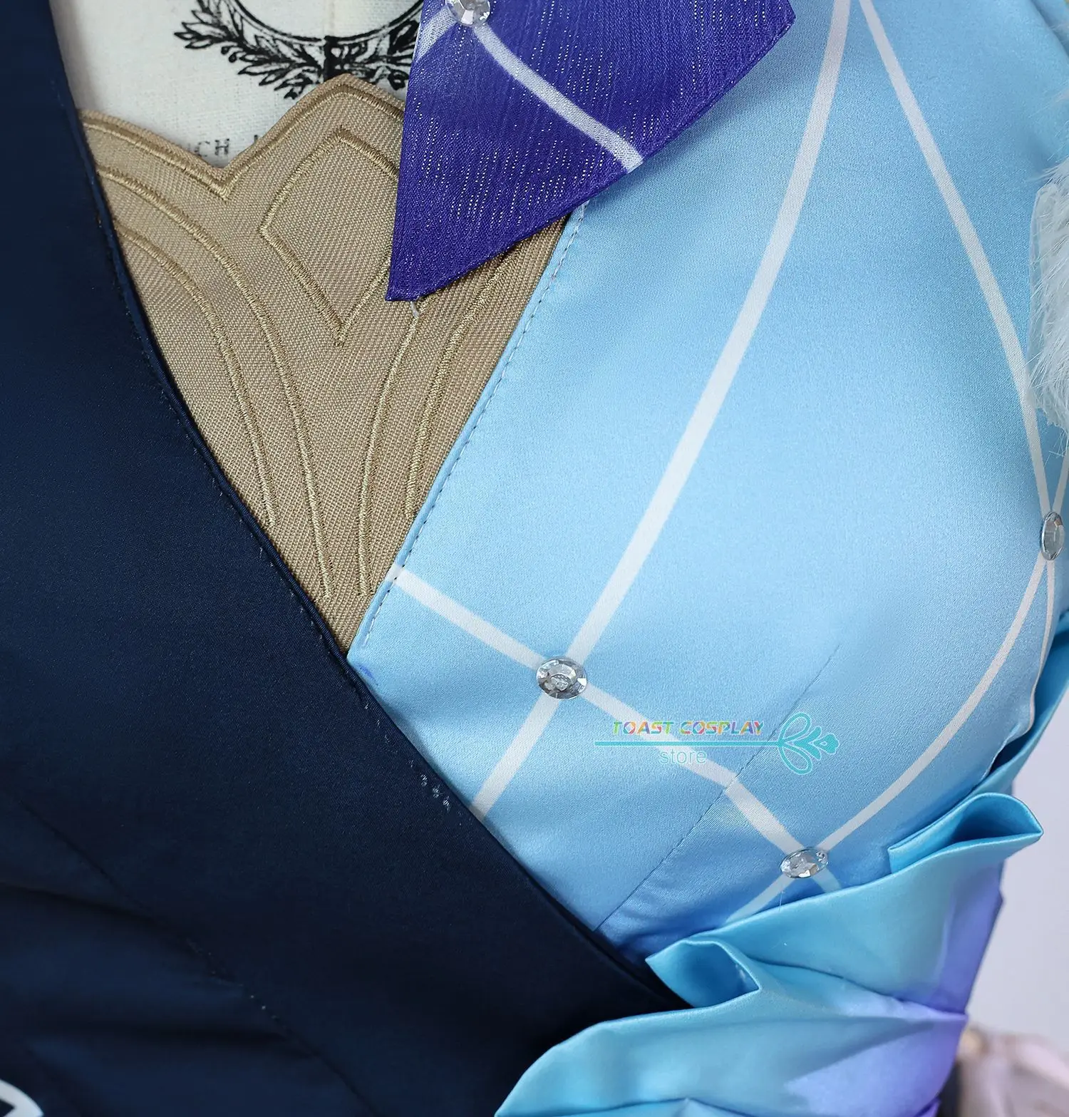 Yelan Cosplay Anime Game GenshinImpact Yelan Cosplay Costume Dress Halloween Party Comic Con Role Play Uniform Wig Shoes