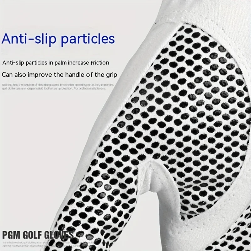 PGM Professionelle Golfhandschuhe, Mikrofasertuch, Stoff, atmungsaktiv, rutschfest, Handschuhe, Club Swing Putting Trainingshandschuhe – Detail 5