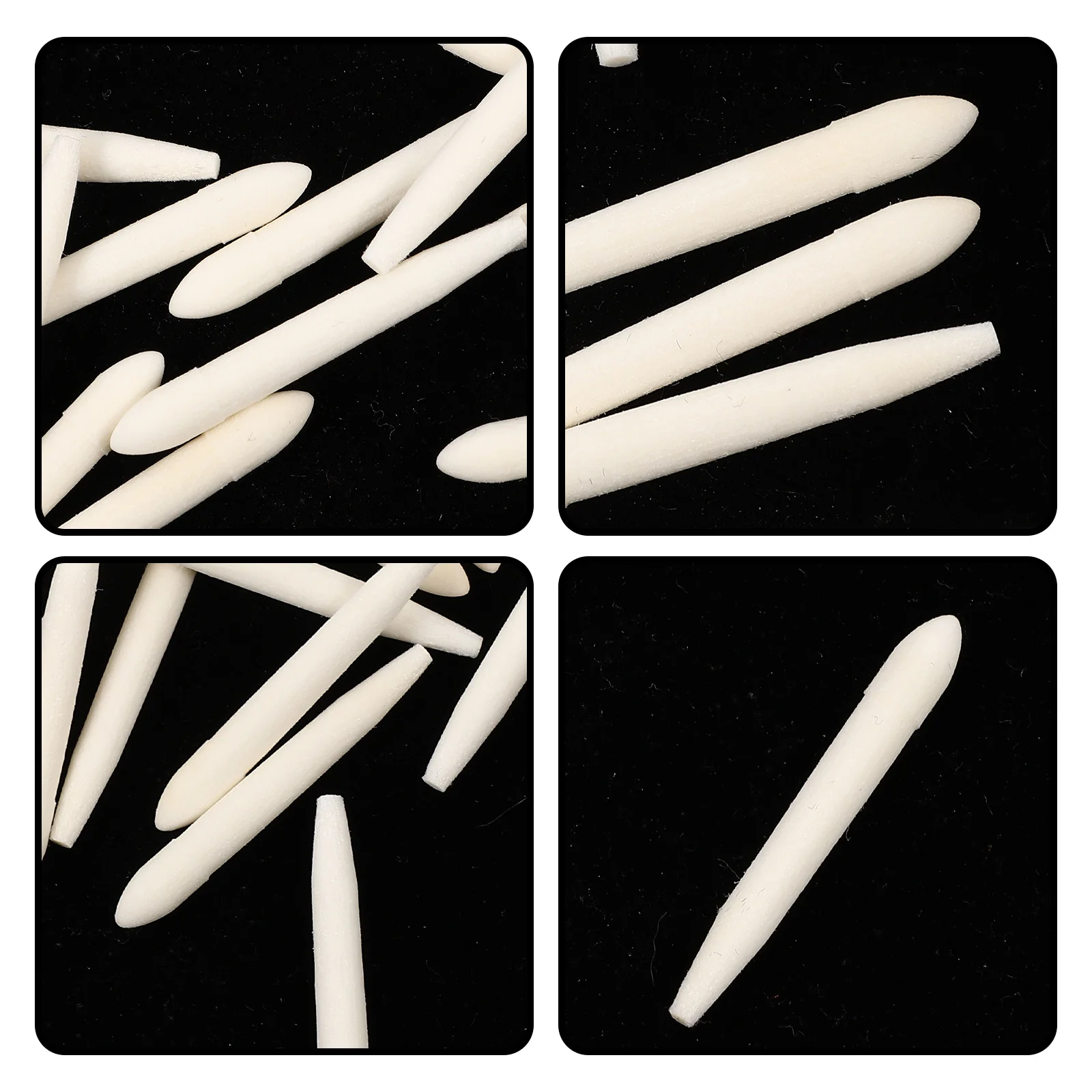 25Pcs Paint Pen Nibs Refillable Pen Points Premium Fiber Material Suitable for Various Occasions Home Office School