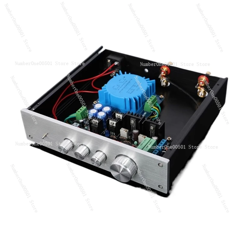 HIFI audiophile power amplifier front Class A power supply three-stage medium-high and low-tone gold-sealed version front stage