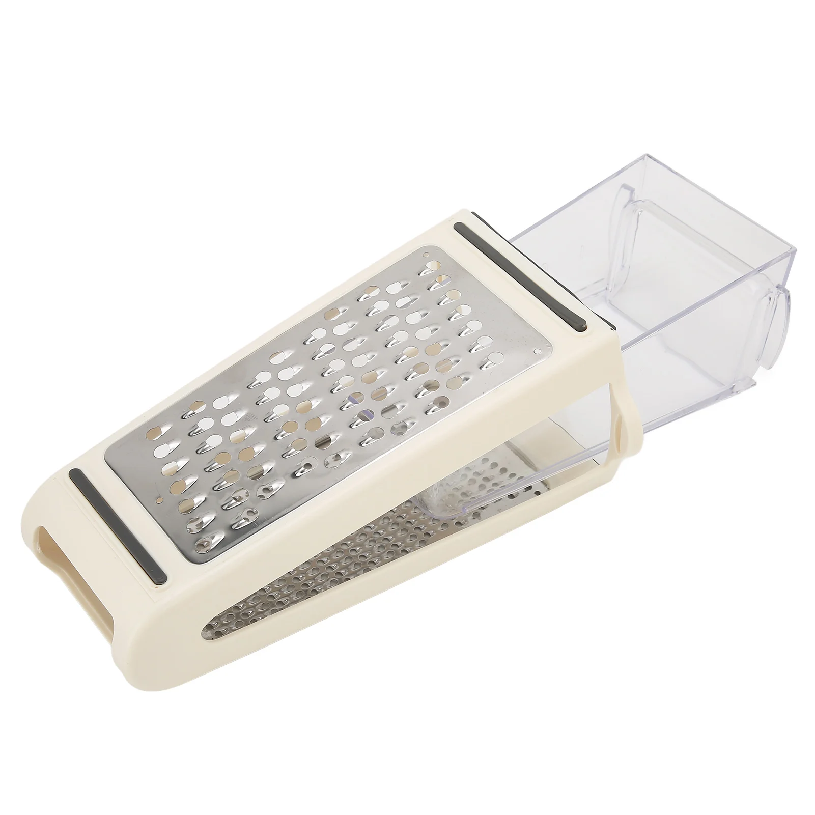 Rallador de queso de doble cara, contenedor extraíble ABS, Material PS, 22x13,5x8,5 cm/8,7x5,3x3,3 pulgadas, rallador de alimentos para Cocina