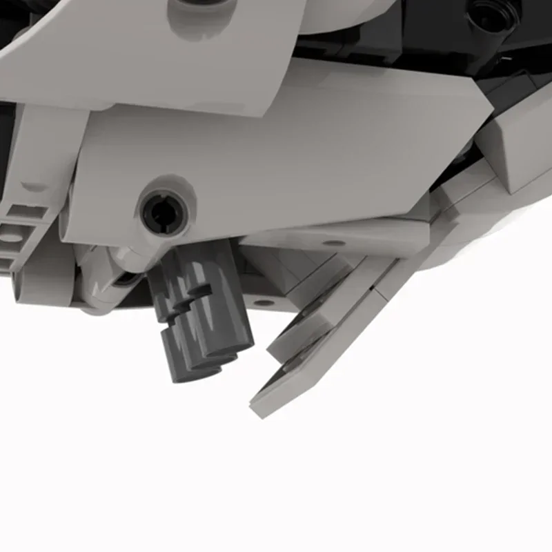 Modello di aereo militare Moc Mattoni da costruzione Air Wolf Fighter Tecnologia Blocchi modulari Regali Giocattoli di Natale Set fai da te Assemblaggio