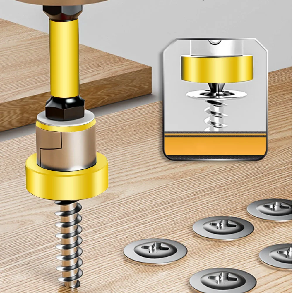 5Pcs Magnetic Plasterboard Positioning Screwdriver Bits Hand Electric Drill Bit For Hand Tools Screwdrivers Accessory