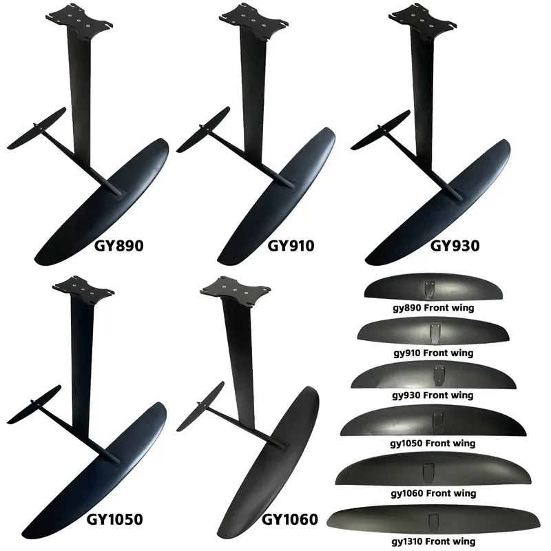 

Factory OEM Water Sports Surfing GY Series Universal Blade Foil Set Aluminum Carbon Wingfoil 2100Sqcm Dock Start Hydrofoil