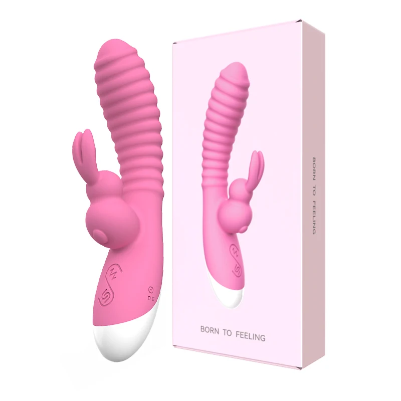 سيليكون مزدوج الرأس أنثى الاستمناء أرنب هزاز G-بقعة تحفيز لعبة الكبار للنساء متعة اللعب أنثى الجنس عصا 18