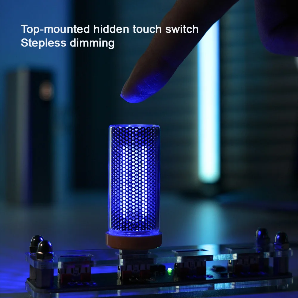 3pcs USB Mini Ambient Light Cyberpunk Retro Glow Tube Atmosphere Lamp Car PC Laptop Decorative Night Light Desktop Setup