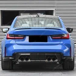 M3 / MP Style Car Rear Trunk Spoiler Splitter Wing For BMW 3 Series G20 320i 325i 330i M340i 320d 2019-2023 Bodykit Tuning Black
