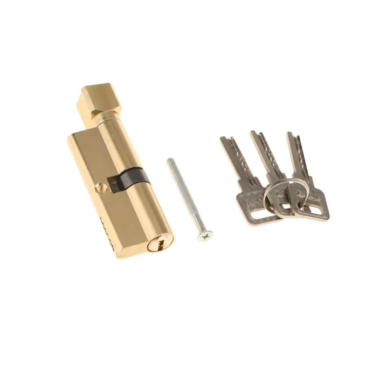 Copper Keys Cylinder Door Lock Core Security with Three keys