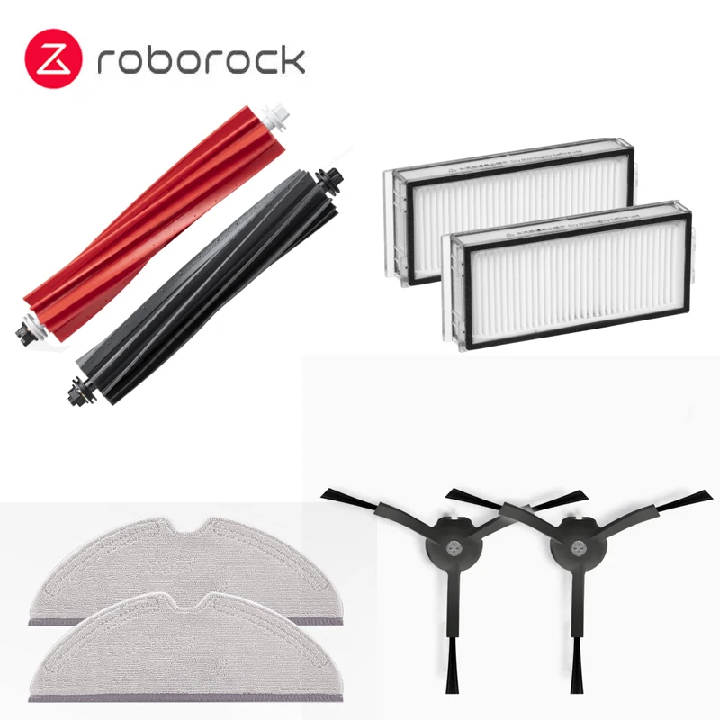 Original Main Brush Washable HEPA Filter Mop Side Brush for Roborock Q8 Max Q8 Max+ Robot Vacuum Cleaner Parts Accessories