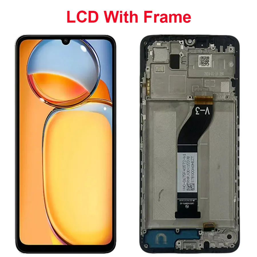 

6.74''For Xiaomi Redmi 13C 5G LCD Display Screen Touch Panel Digitizer Replacement Parts For Xiaomi Redmi 13C Screen With Frame