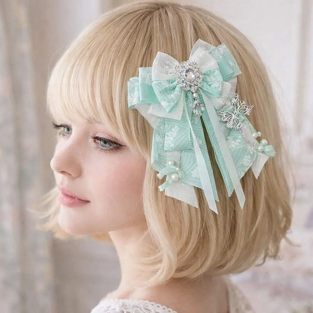 

Double Layer Ribbon Itabag Decoration Long Streamers Handmade Jewelry DIY Lolita Merch Decoration DIY Handmade Knot Bowknot