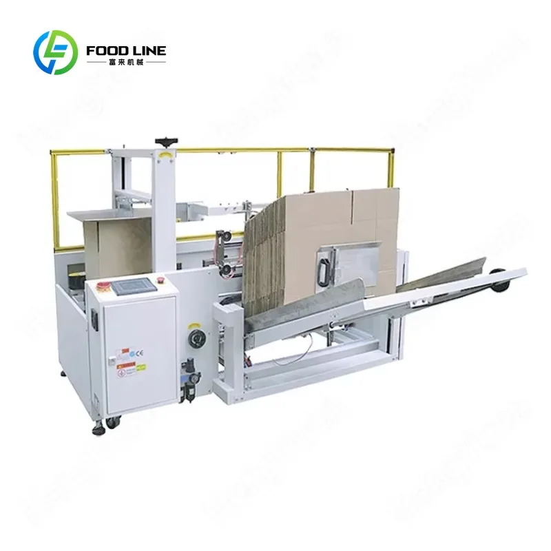 Picture 6: Customized Electric Automatic Vertical Carton Erector Box Opener Machine with Paper Packaging Open and Bottom Sealing
