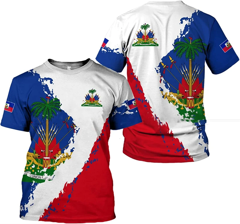 Dominican Republic 3D Printed T Shirts For Men Women Casual Short Sleeve Tops Breathable Comfortable Tops High Quality T-shirts