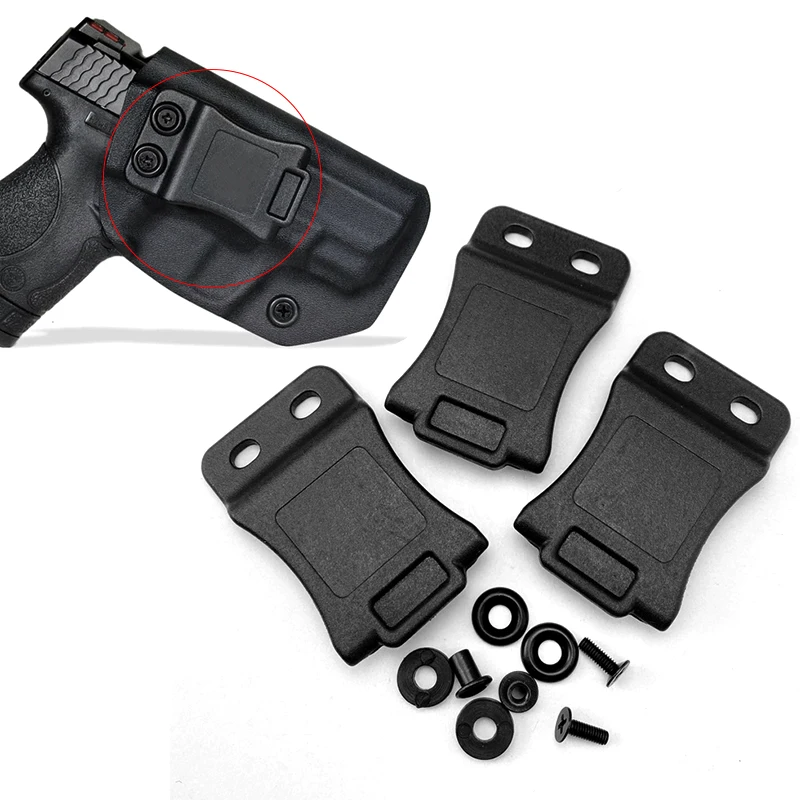 Holster Clip Kydex Belt Clip for Inside The Waist Band (IWB) Gun Holsters & Knife Sheath KYDEX Making Accessories Clip, 1 Piece