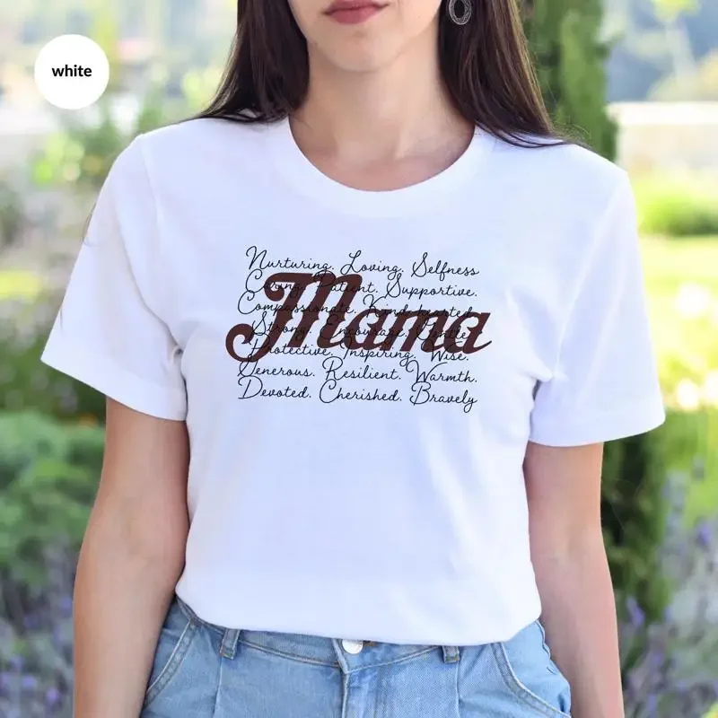 Mother Mom Definition Unique T Shirt Mama Beautiful Classical Strong Happy