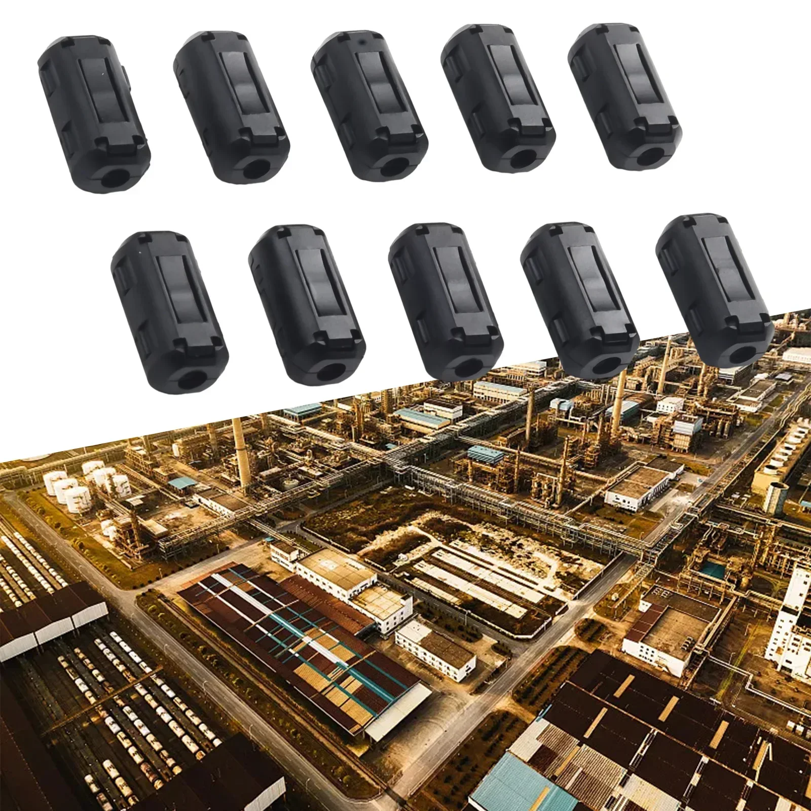 100 Stücke 5mm Ferritkern Rauschunterdrücker Filterring Kabelklemme RFI Für Computer Festplatten Audiogeräte Kopierer