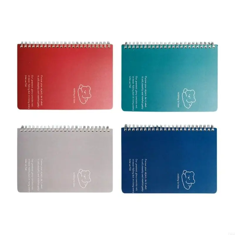 T5EA 4 PCS A 5 B5 Notebook Journal Notebook Business Notepads Cartoon Notebook Perjalanan Notebook Notebook Notepads