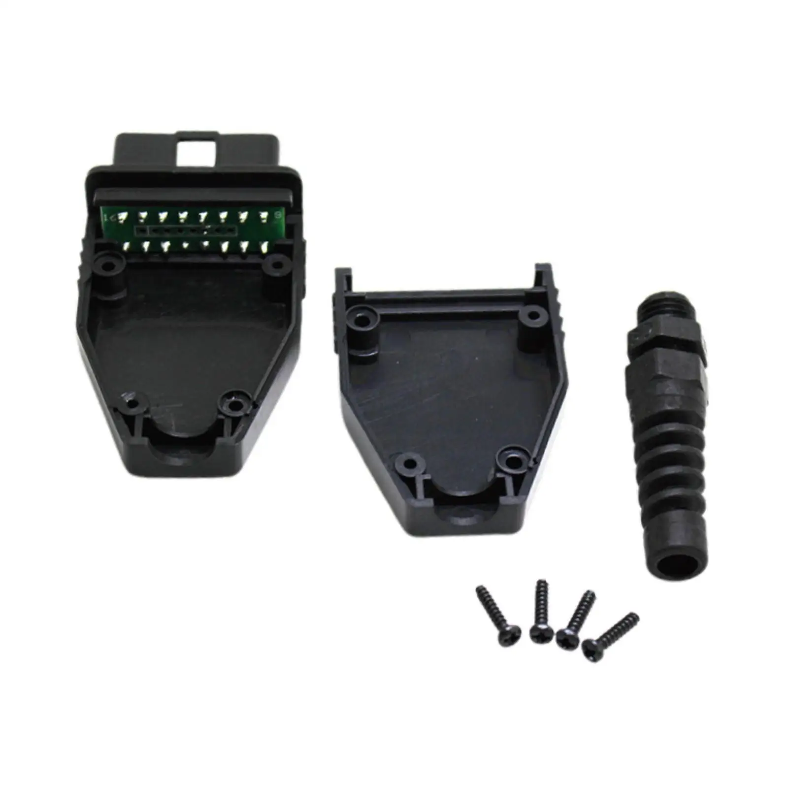 

Автомобильный 16-контактный разъем OBDII, запасные части, легкий профессиональный прочный адаптер Plug and Play, разъем J1962